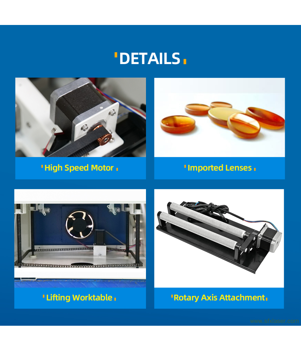 US Stock Lightburn Compatible 50W CO2 Laser Engraver Cutter Machine 16×16''(400*400mm) Workbed with RUIDA DSP Control Panel RDWorks V8 US Stock Lightburn Compatible 50W CO2 Laser Engraver Cutter Machine 16×16''(400*400mm) Workbed with RUIDA DSP Control Panel RDWorks V8